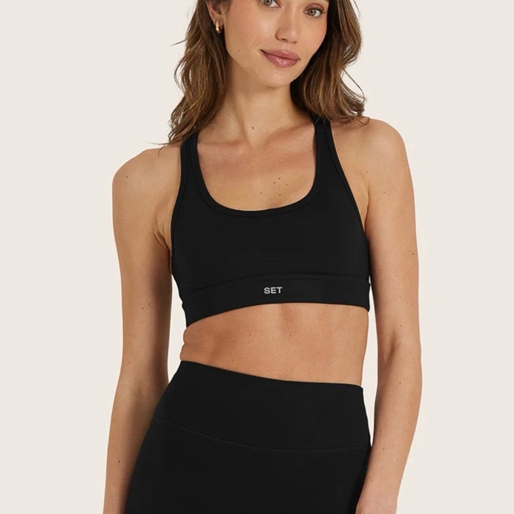 NWOT Set Active Formcloud® Cloud Staple Bra XL in Onyx